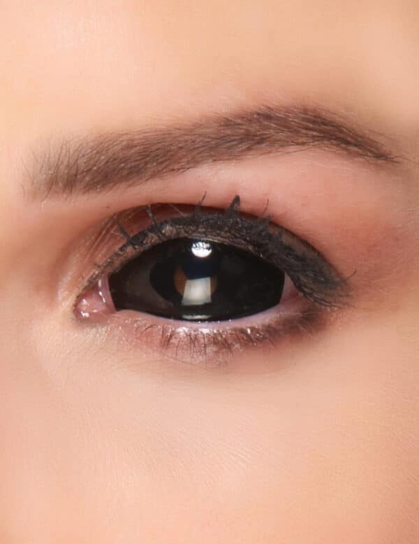 Sclera Kontaktlinsen Black Eye schwarz