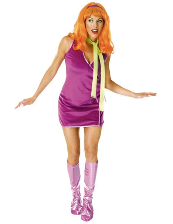 Scooby-Doo Damenkostüm Daphne lila-pink