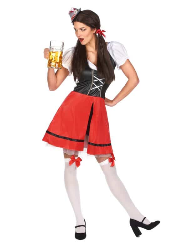 Sexy Bayerin Kostüm Dirndl für Damen