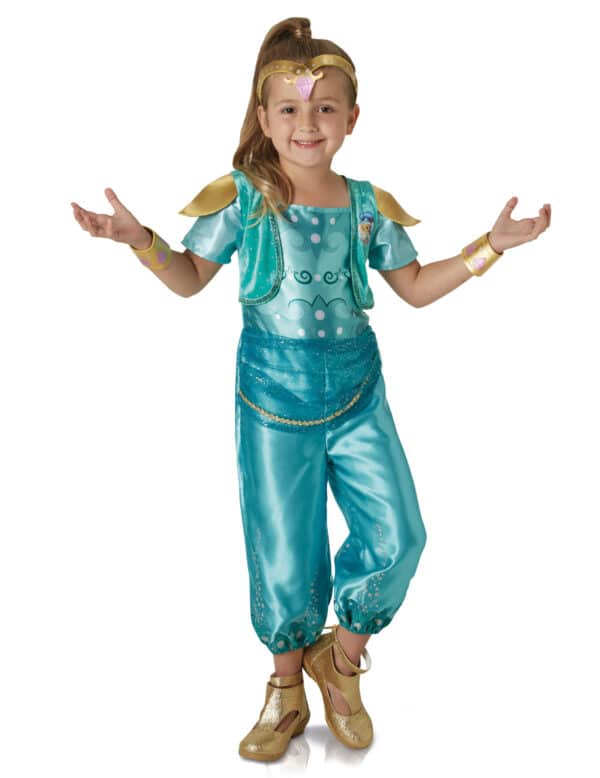 Shine Kinderkostüm für Mädchen Shimmer and Shine Lizenzartikel blau