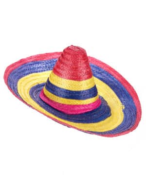 Sombrero-Hut Erwachsene bunt