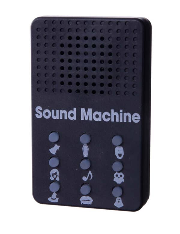 Soundmaschine schaurige Geräusche Halloween-Accessoire schwarz 5x8x1