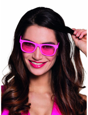 Spaß Partybrille für Erwachsene neonpink