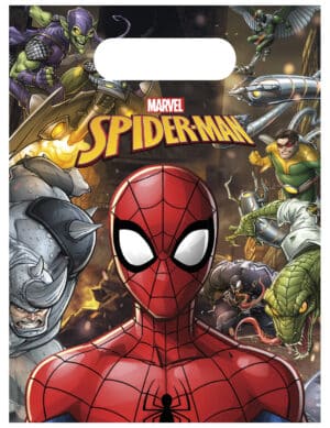 Spider-Man Geschenktüten 6 Stück bunt