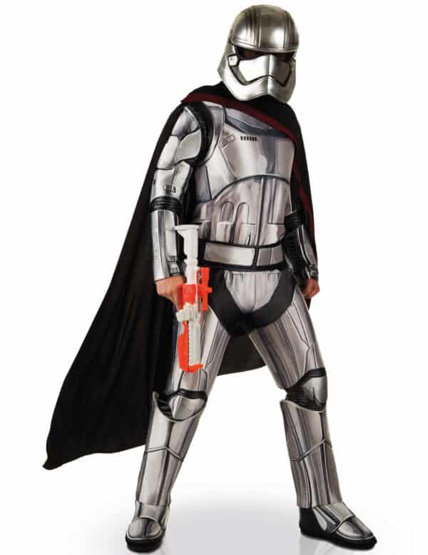 Star Wars Captain Phasma Erwachsenenkostüm Deluxe Lizenzware silber-schwarz