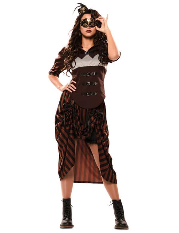 Steampunk-Kostüm für Damen Damen-Karneval-Kostüm