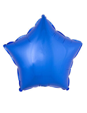 Sternförmiger Folienballon blau