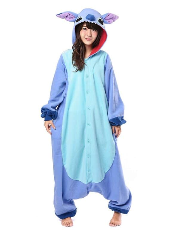 Stitch-Kostüm Kigurumi Lilo und Stitch blau