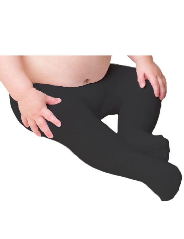 Strumpfhose für Babys blickdicht Accessoire schwarz