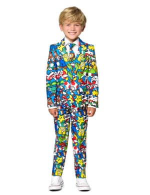 Super Mario-Kostüm für Jungen Opposuits Faschingskostüm bunt