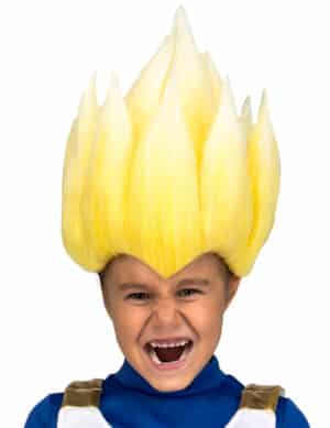 Super Saiyjan Vegeta-Perücke für Kinder Dragon Ball blond