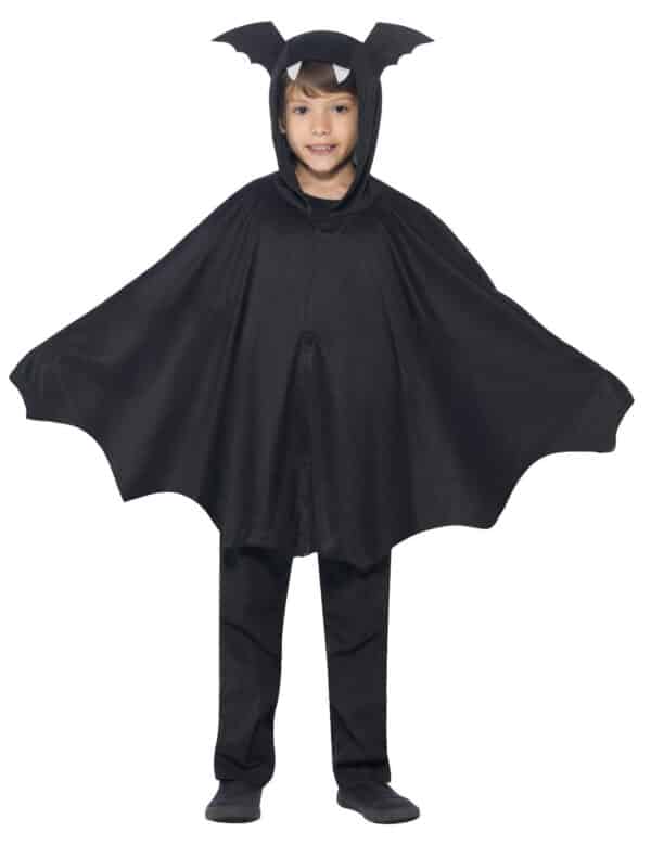 Süsse Fledermaus Halloween Kinderkostüm schwarz