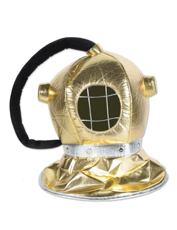 Taucherhelm Tiefseetaucher gold