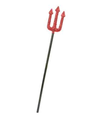 Teufel Dreizack schwarz-rot 58cm