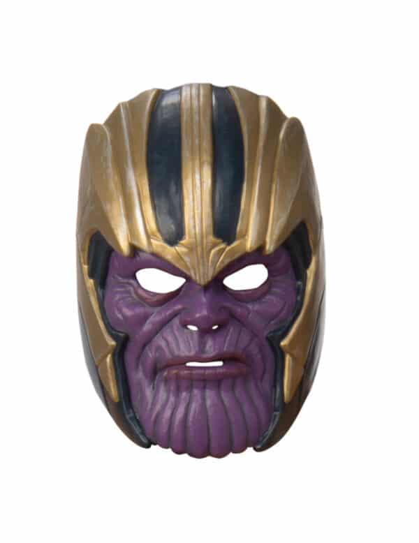 Thanos-Maske für Kinder Avengers Endgame Faschingsmaske violett-gold