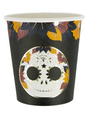 Trinkbecher Dia de los muertos 8 Stück 200 ml