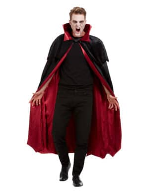 Vampir-Umhang Halloween-Accessoire schwarz-rot