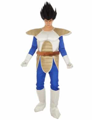 Vegeta-Kostüm für Herren Dragon Ball blau-beige