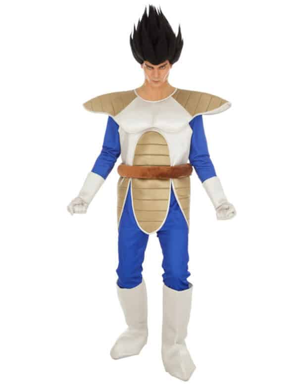 Vegeta-Kostüm für Herren Dragon Ball blau-beige