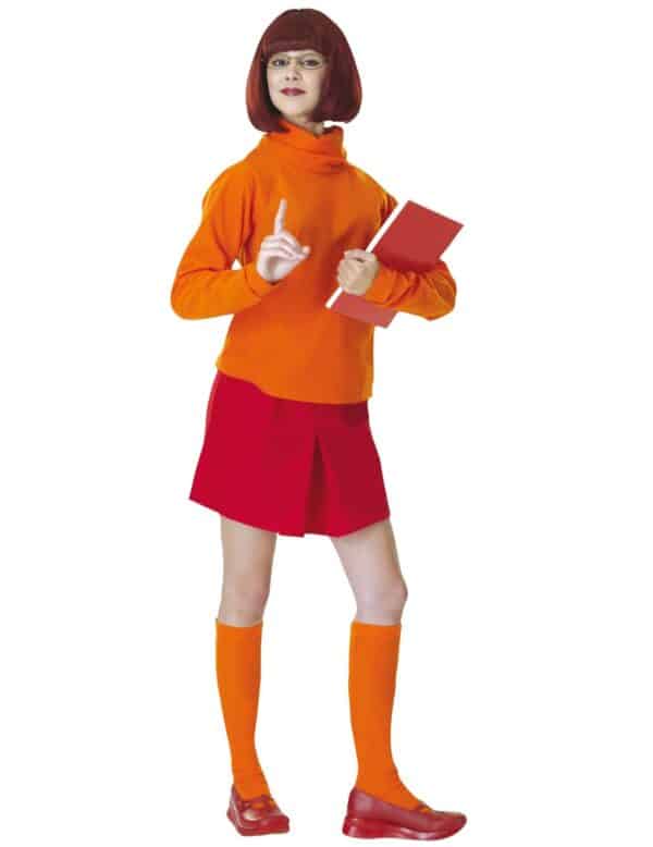 Velma aus Scooby-Doo Damenkostüm rot-orange