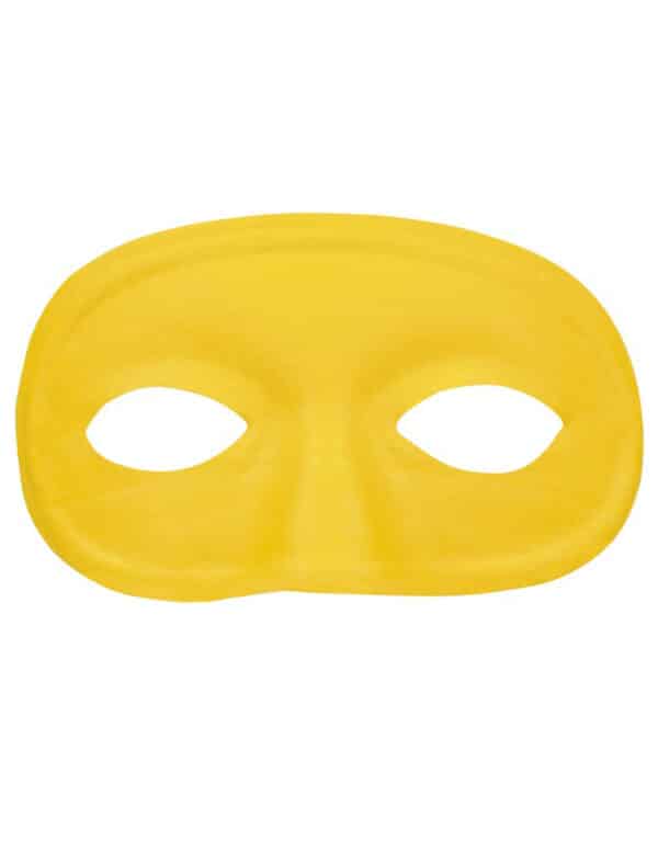 Venezianische Augen-Maske gelb