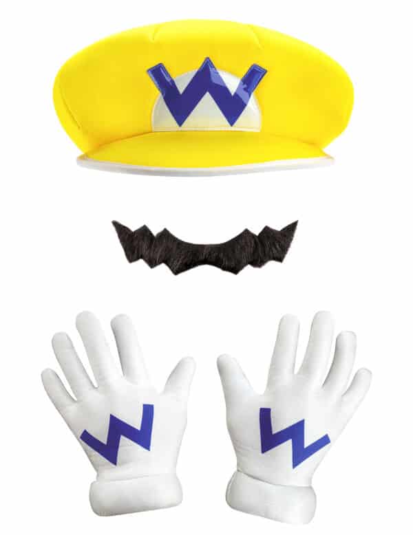 Wario Verkleidungs-Set Nintendo Lizenzartikel bunt