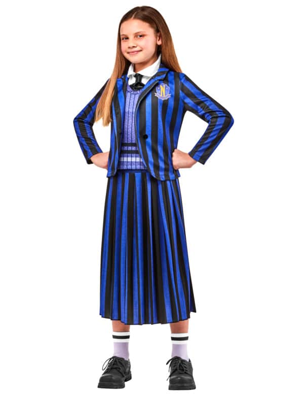 Wednesday Enid Lizenzartikel Schuluniform blau-schwarz