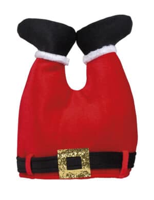 Weihnachtsmann-Mütze Hose des Weihnachtsmannes rot-schwarz-weiss