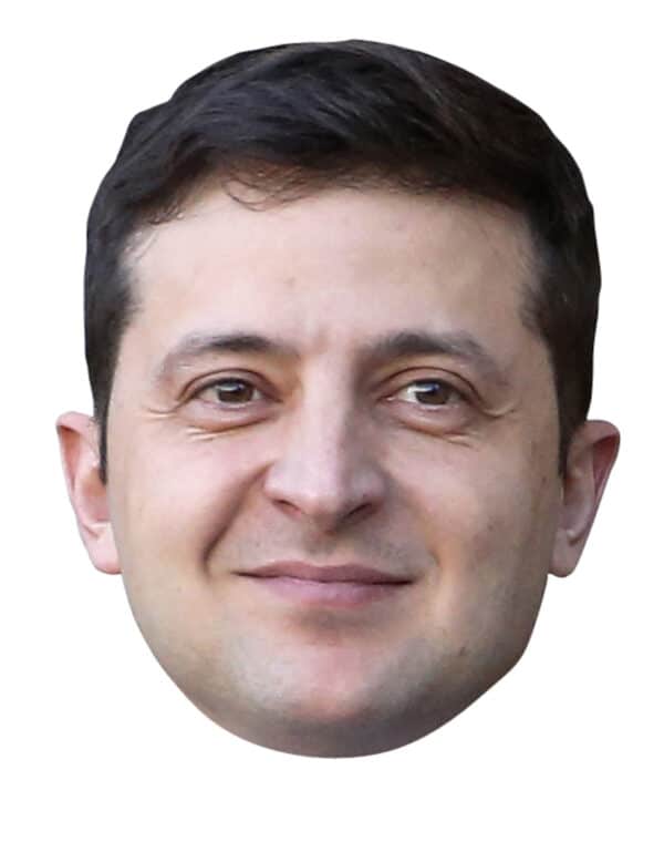 Wolodymyr Zelensky Pappmaske